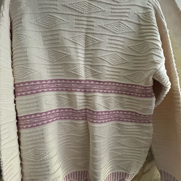 Picket and Post Vintage Boho Cotton Sweater SZ Medium - Picture 2 of 3